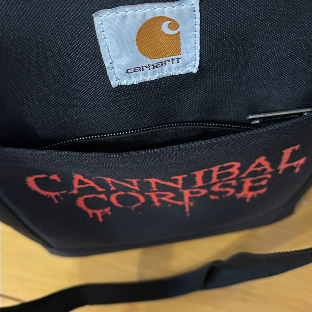 Cannibal Corpse x Carhartt Tote/Cooler Bag. 2 Compartments. Insulated. - Picture 9 of 10